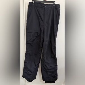 Columbia Black Snow Ski Pants men’s Tall L waterproof Y2K